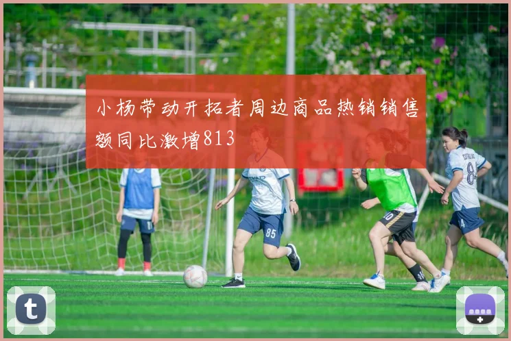 小杨带动开拓者周边商品热销销售额同比激增813