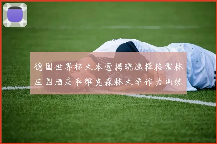 德国世界杯大本营揭晓选择格雷林庄园酒店和维克森林大学作为训练基地